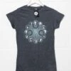 All 12 Doctors Clock Face Womens Fitted T-Shirt