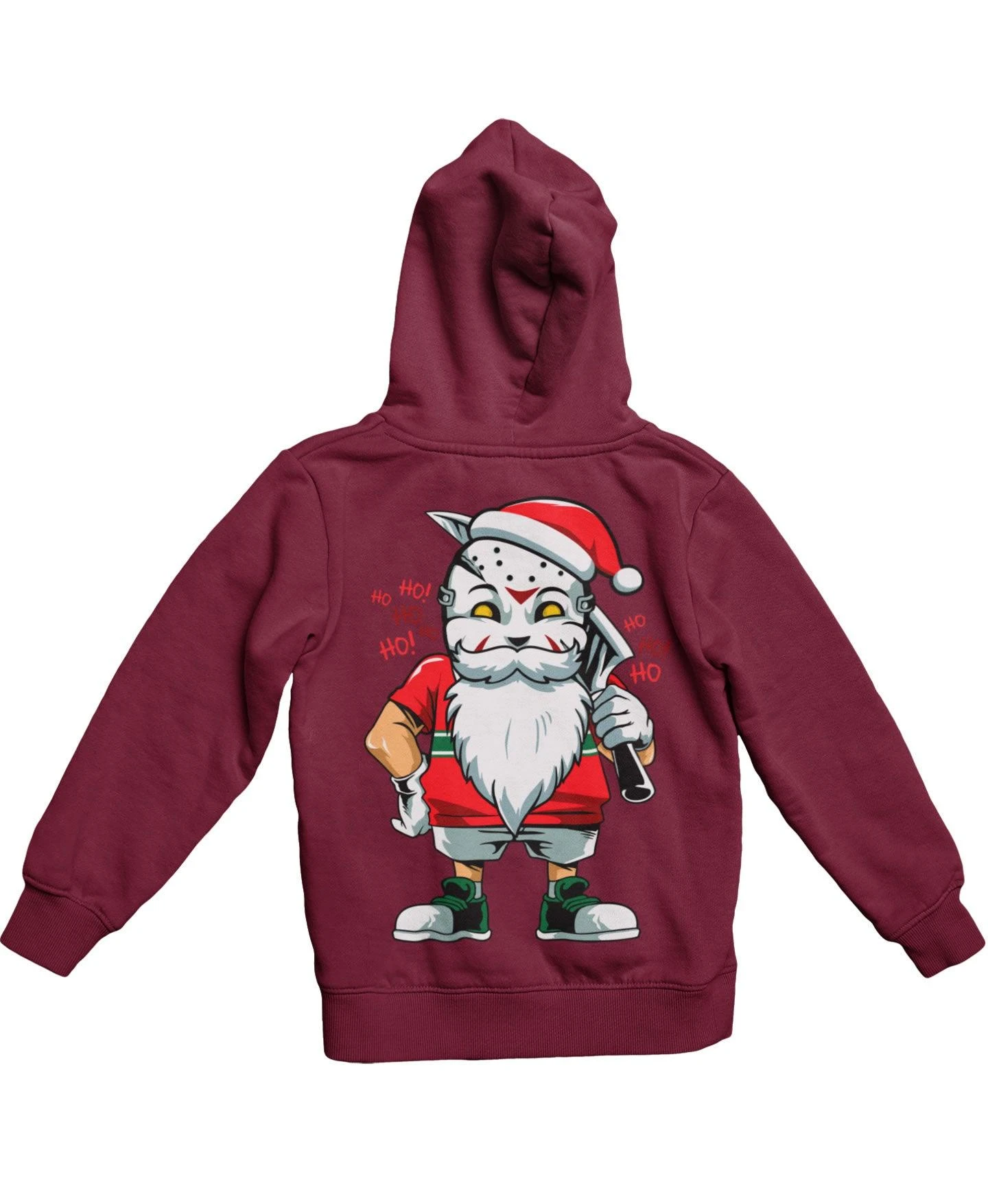 Another Evil Santa Back Printed Christmas Hoodie 3 Another Evil Santa Back Printed Christmas Hoodie - Image 3