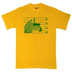 Arrested Zebra T-Shirt