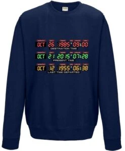 Back To The Future 2015 Dashboard Sweatshirt