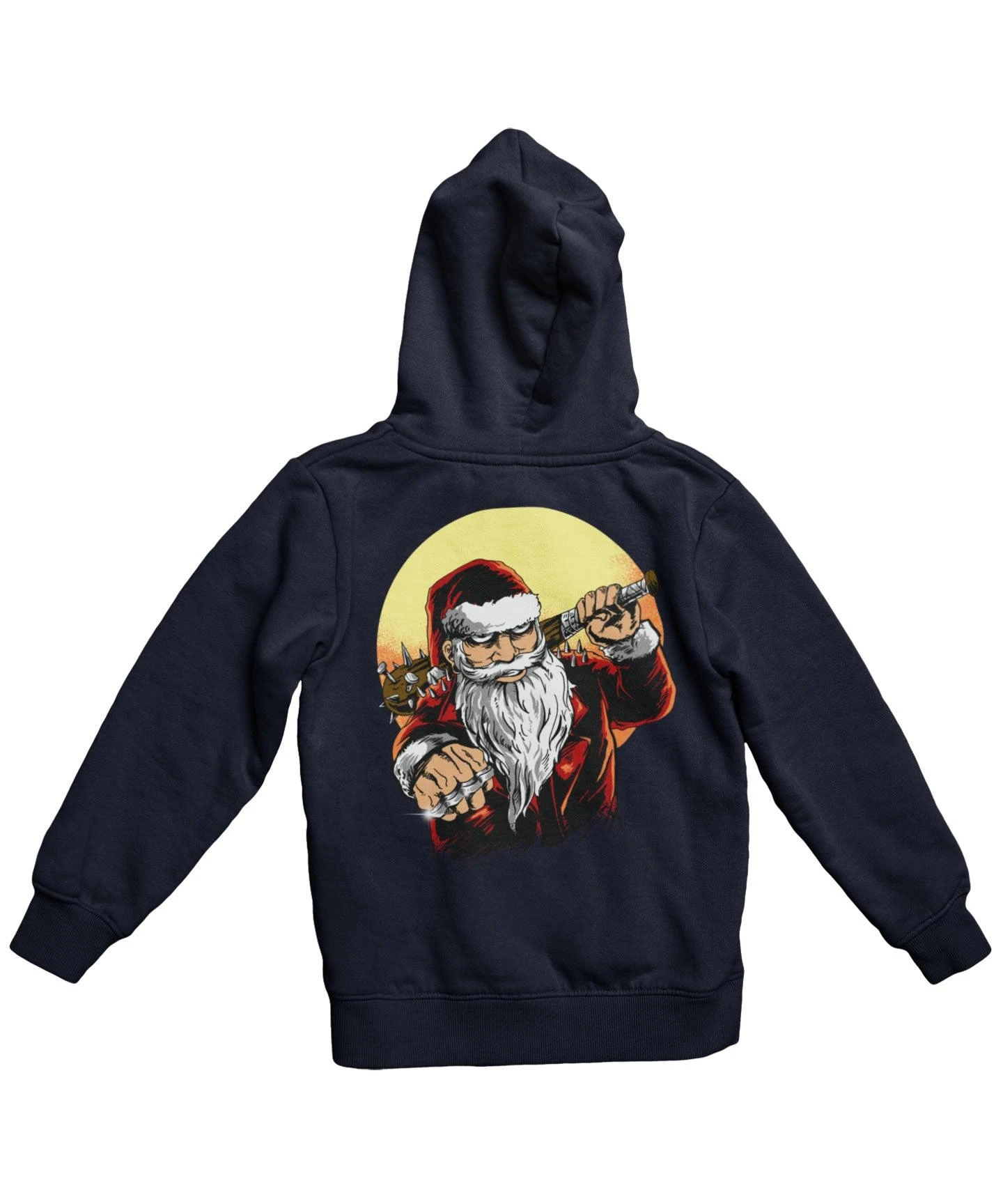 Bad Boy Santa Back Printed Christmas Hoodie 1 Bad Boy Santa Back Printed Christmas Hoodie