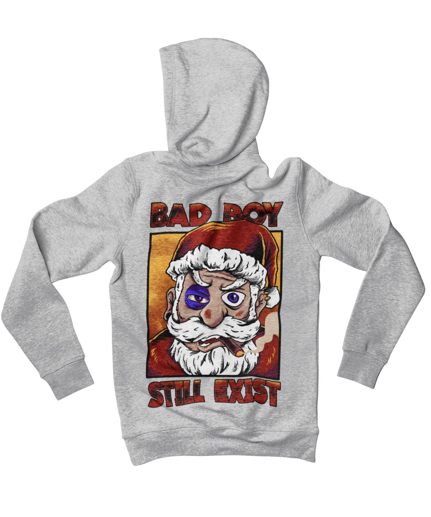 8 Ball Clothing Store 20 8 Ball Clothing Store -8 Ball Clothing Store Bad Boy Santa Still Exists Back Printed Christmas Unisex Hoodie 8Ball 3163 1
