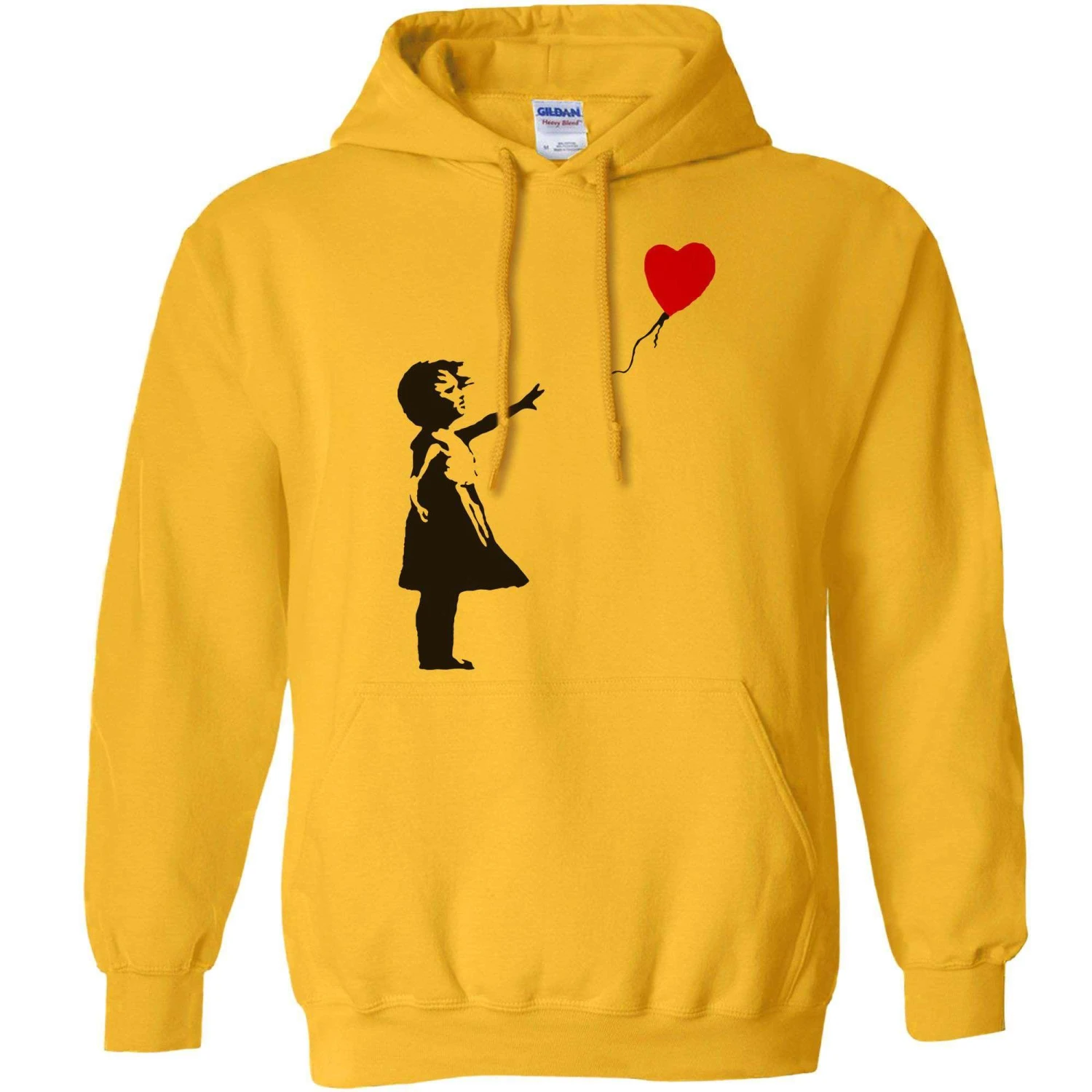Banksy Balloon Girl Hoodie 2 Banksy Balloon Girl Hoodie - Image 2