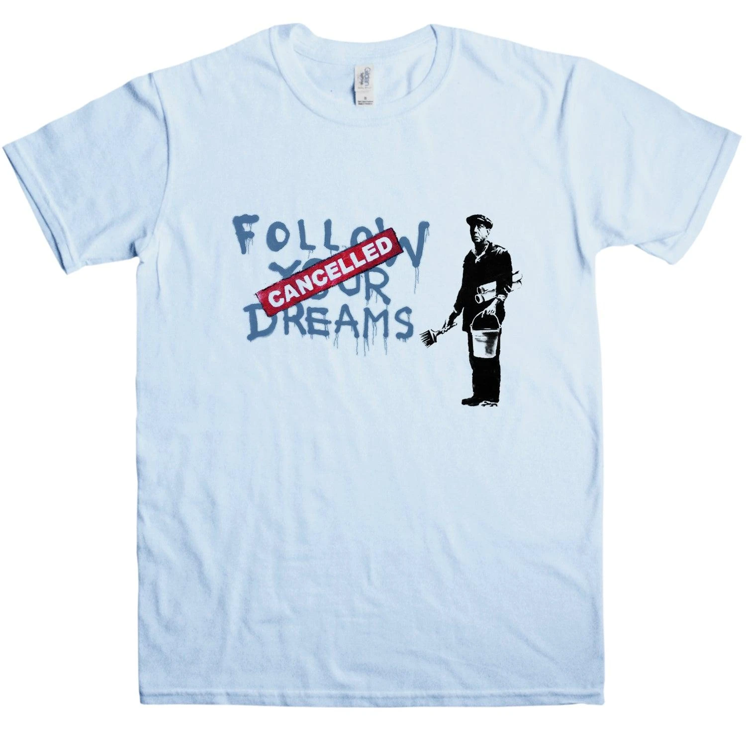 Banksy Follow Your Dreams T-Shirt 1 Banksy Follow Your Dreams T-Shirt