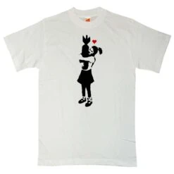 Banksy Girl With Bomb T-Shirt