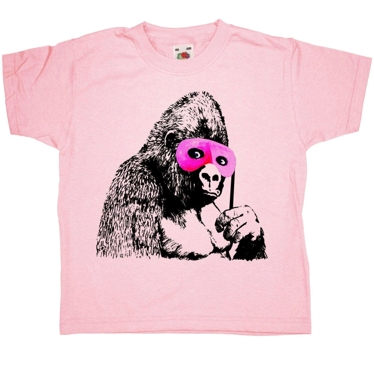 Banksy Gorilla Childrens T-Shirt 4 Banksy Gorilla Childrens T-Shirt - Image 4