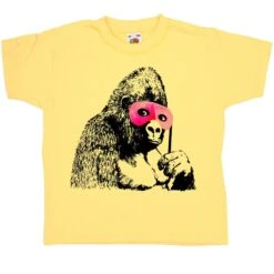 Banksy Gorilla Childrens T-Shirt 9 Banksy Gorilla Childrens T-Shirt -8 Ball Clothing Store Banksy Gorilla Childrens T Shirt 8Ball 8207