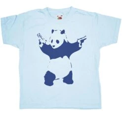 Banksy Panda Childrens T-Shirt -8 Ball Clothing Store Banksy Panda Childrens T Shirt 8Ball 6973