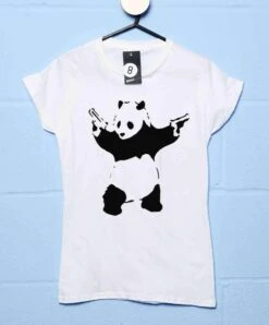 Banksy Panda T-Shirt For Women