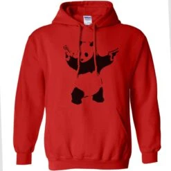 Banksy Panda Hoodie -8 Ball Clothing Store Banksy Panda Unisex Hoodie 8Ball 398