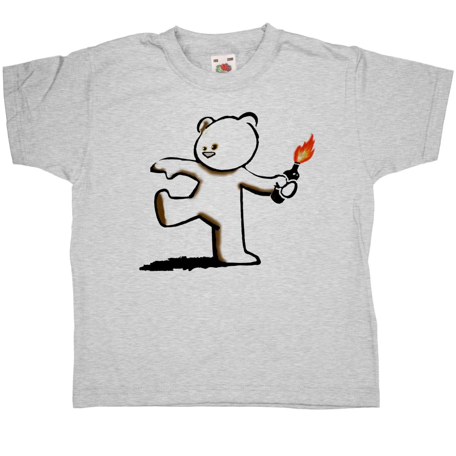Banksy Teddy Childrens T-Shirt 1 Banksy Teddy Childrens T-Shirt