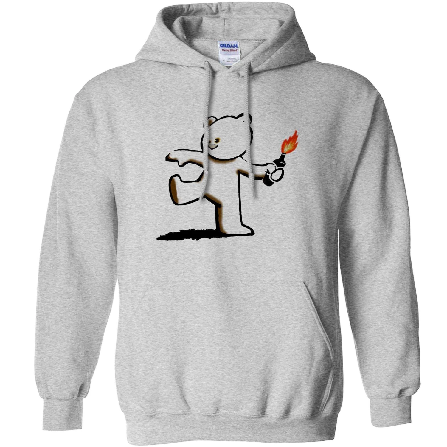 Banksy Teddy Hoodie 2 Banksy Teddy Hoodie - Image 2