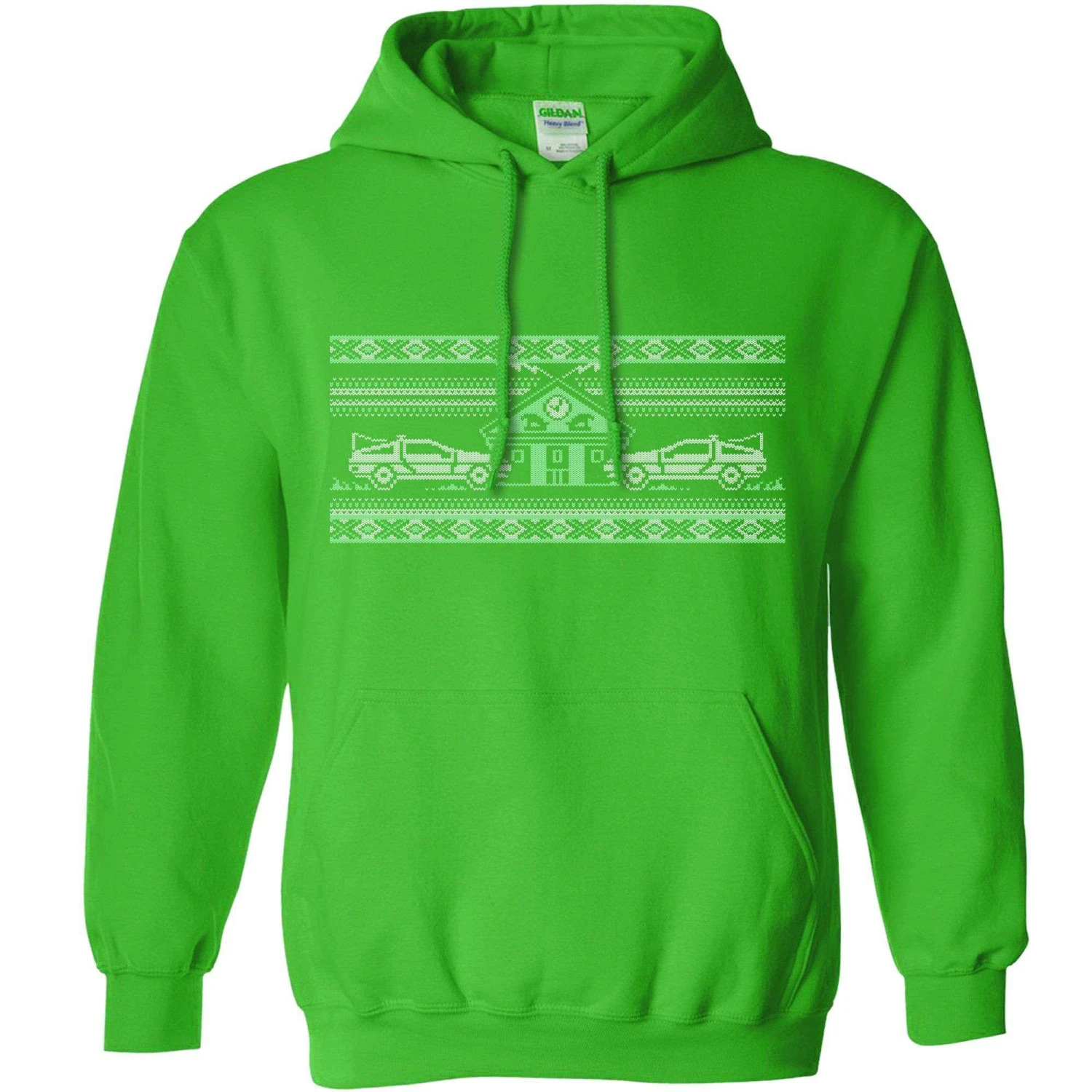 Bttf Knitted Jumper Style Hoodie 2 Bttf Knitted Jumper Style Hoodie - Image 2