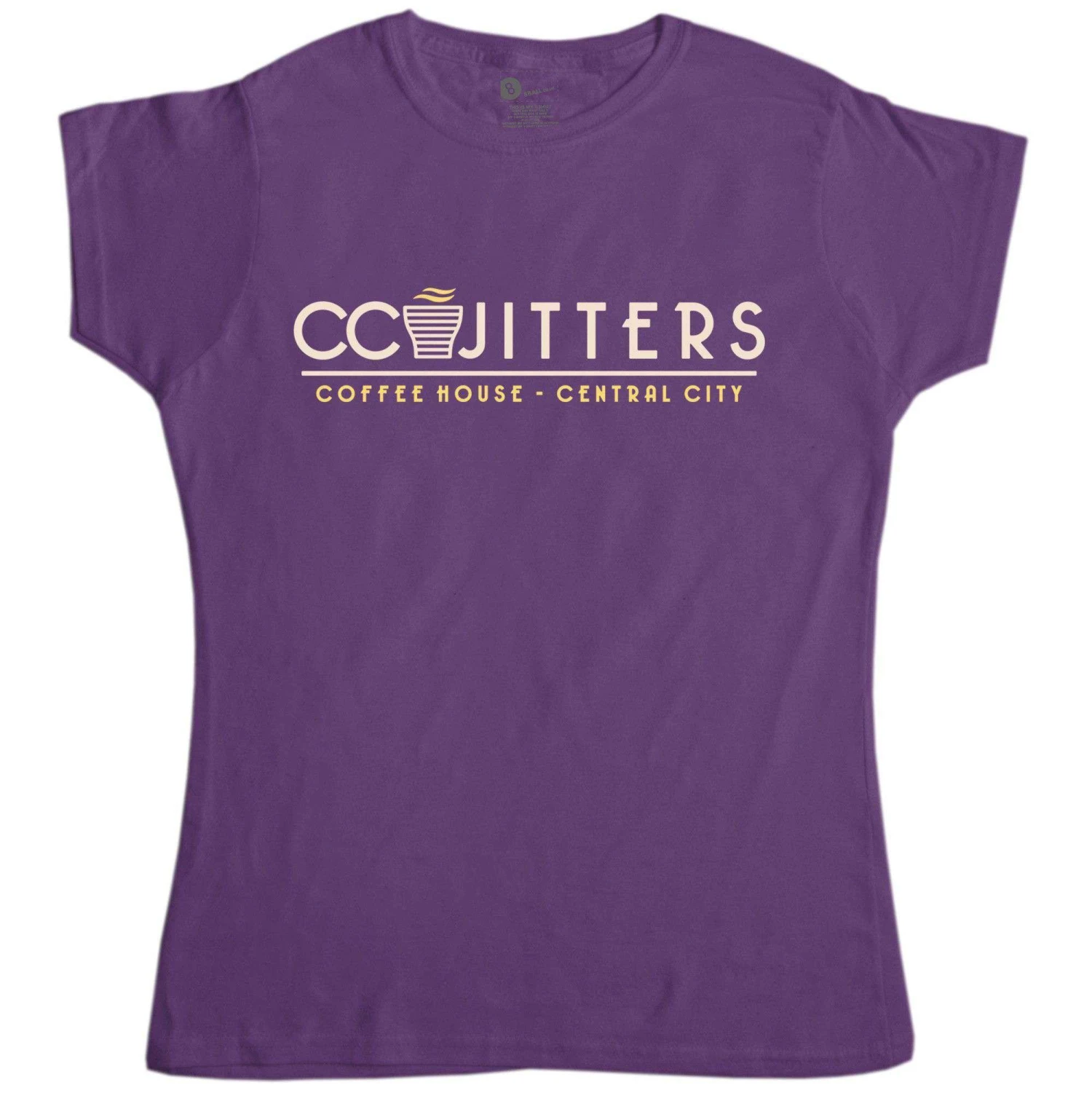 CC Jitters Coffee House T-Shirt For Women 1 CC Jitters Coffee House T-Shirt For Women