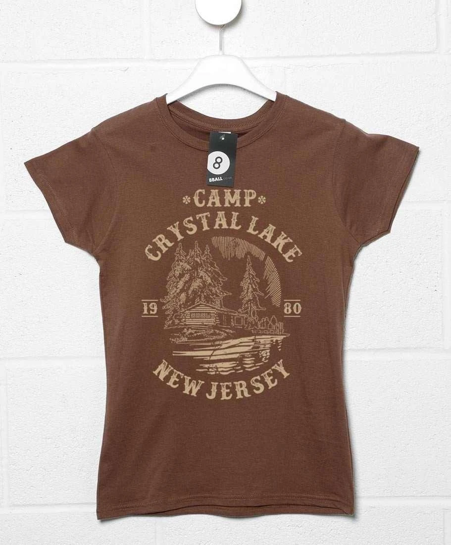 Camp Crystal Lake 1980 Fitted Womens T-Shirt 1 Camp Crystal Lake 1980 Fitted Womens T-Shirt