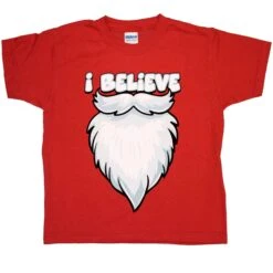 Christmas I Believe Childrens T-Shirt