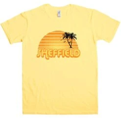 City Sunset Sheffield T-Shirt -8 Ball Clothing Store City Sunset Sheffield T Shirt For Men 8Ball 2309
