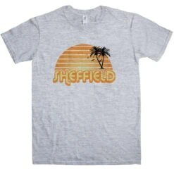 City Sunset Sheffield T-Shirt -8 Ball Clothing Store City Sunset Sheffield T Shirt For Men 8Ball 7009