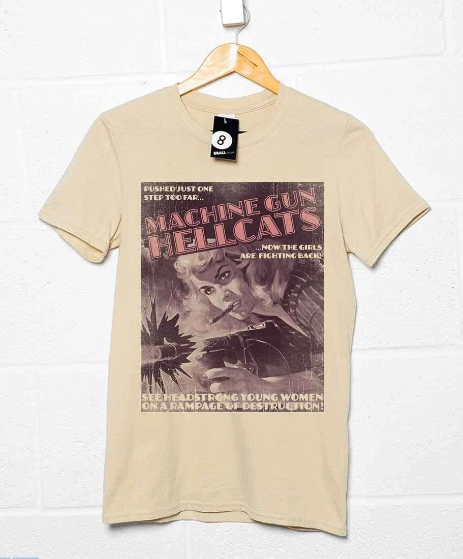 Deathray Machine Gun Hellcats T-Shirt 1 Deathray Machine Gun Hellcats T-Shirt