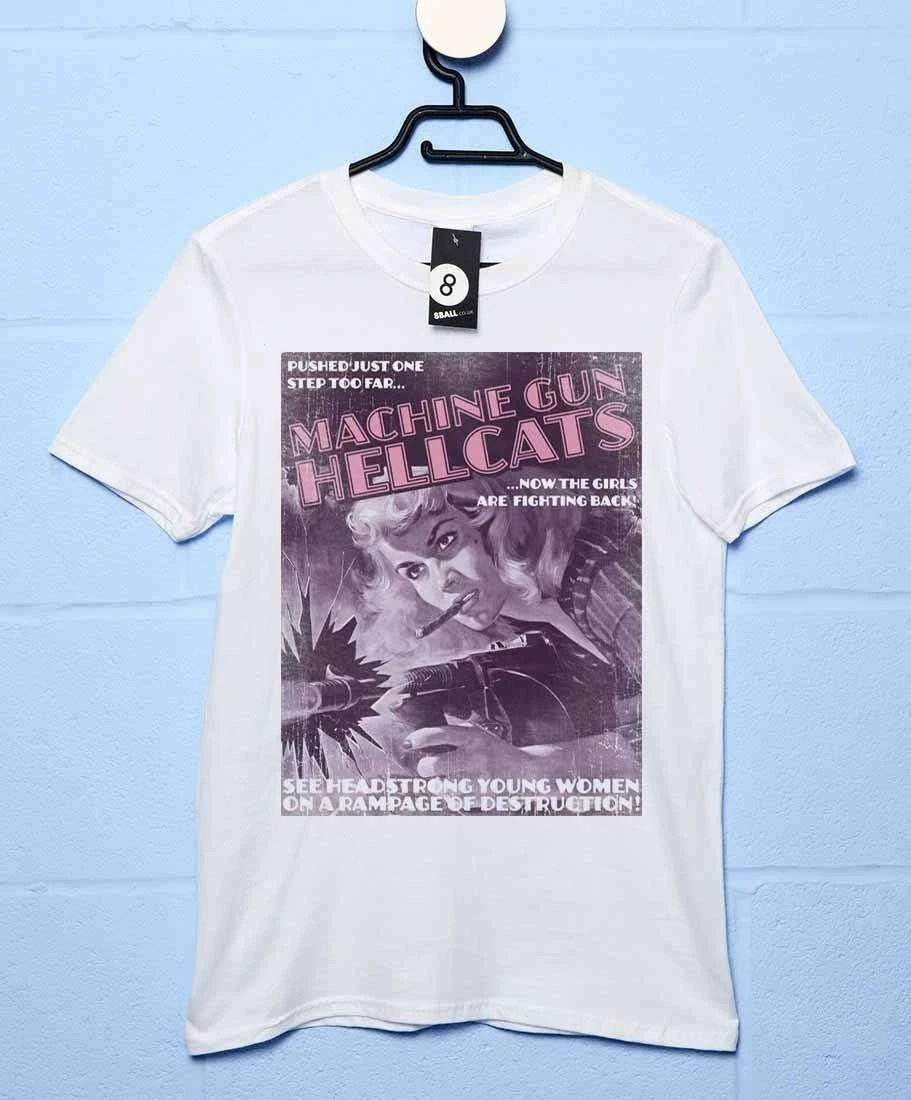Deathray Machine Gun Hellcats T-Shirt 2 Deathray Machine Gun Hellcats T-Shirt - Image 2