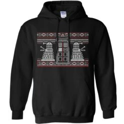 Dr Who Knitted Jumper Style Hoodie