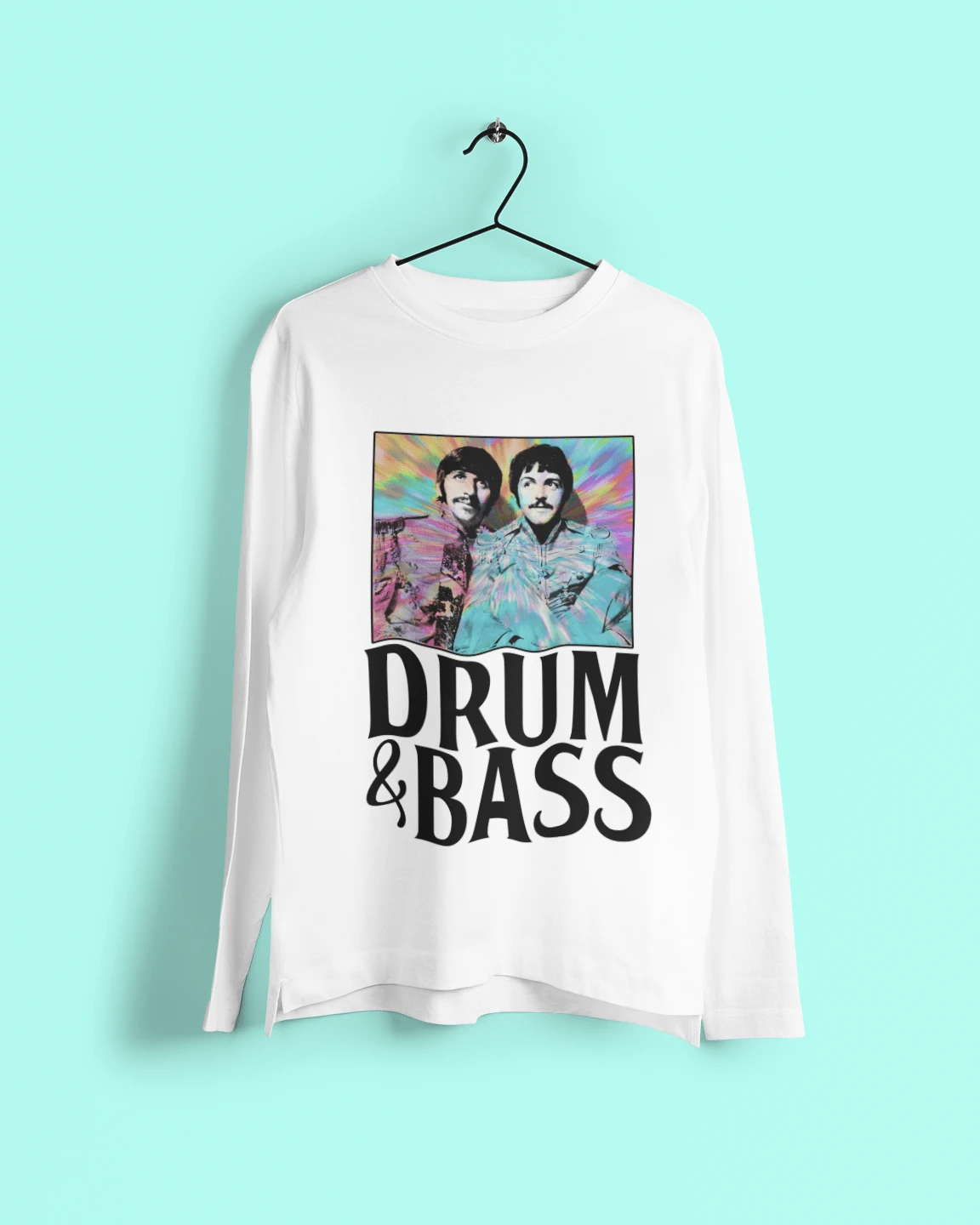 Drum And Bass, Ringo And Paul Long Sleeve T-Shirt 1 Drum And Bass, Ringo And Paul Long Sleeve T-Shirt