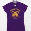 Einstein First Time Traveller Womens Fitted T-Shirt