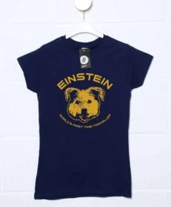 Einstein First Time Traveller Womens Fitted T-Shirt -8 Ball Clothing Store Einstein First Time Traveller Womens Fitted T Shirt 8Ball 4750