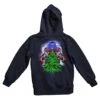 End Of Light Christmas Tree Back Printed Christmas Hoodie