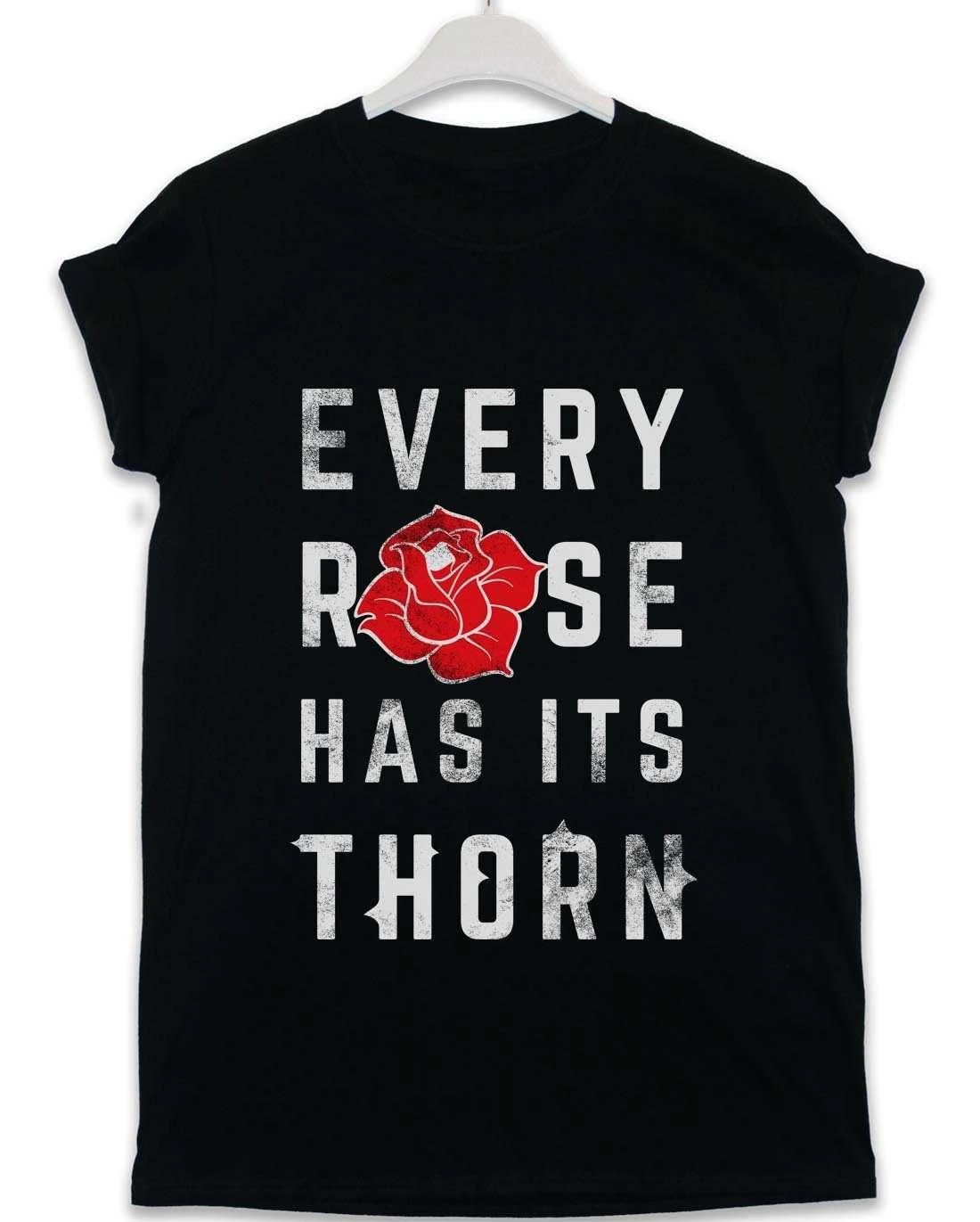 Every Rose Has Its Thorn Lyric Quote T-Shirt 1 Every Rose Has Its Thorn Lyric Quote T-Shirt
