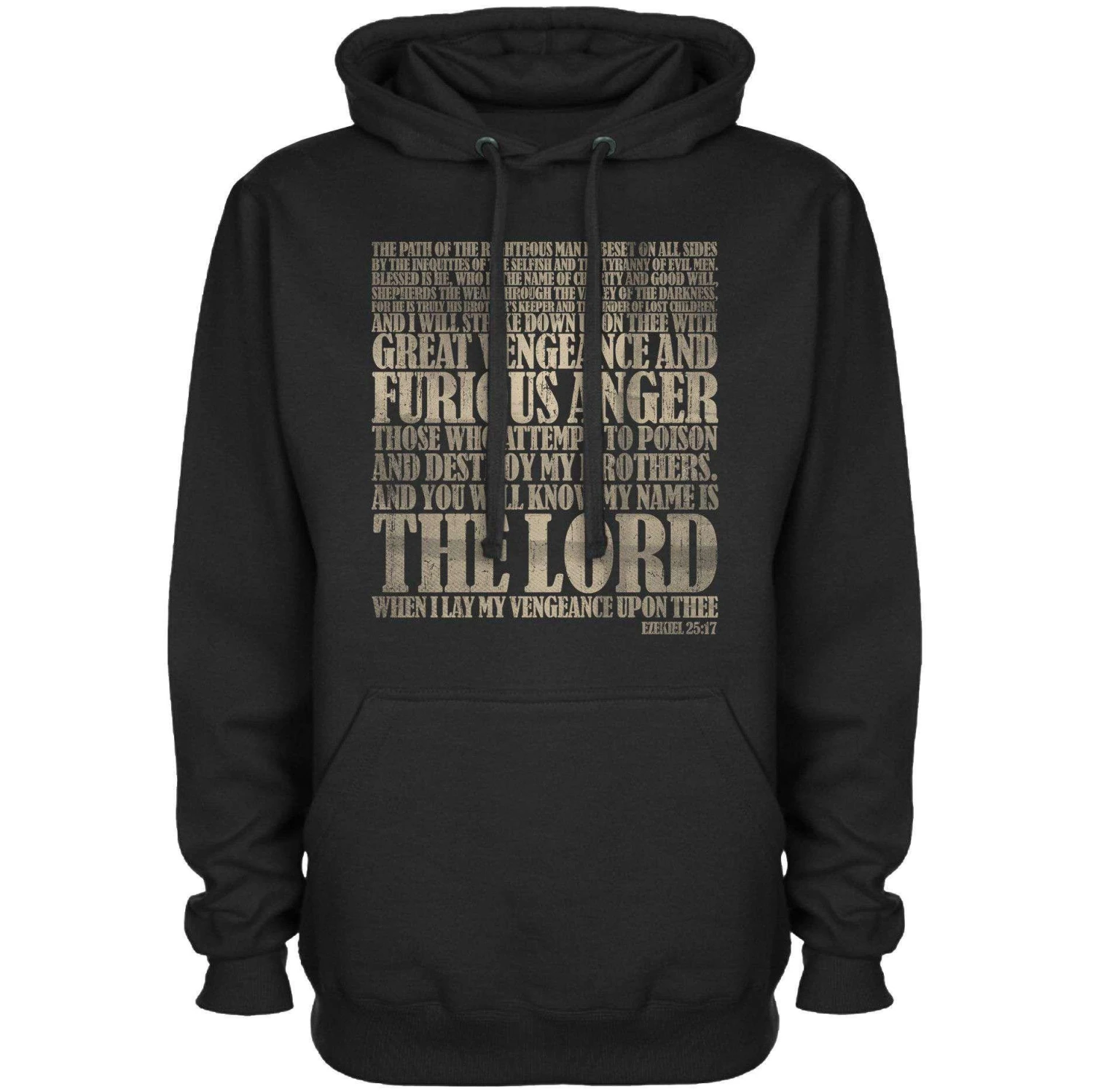 Ezekiel 25:17 Hoodie 1 Ezekiel 25:17 Hoodie