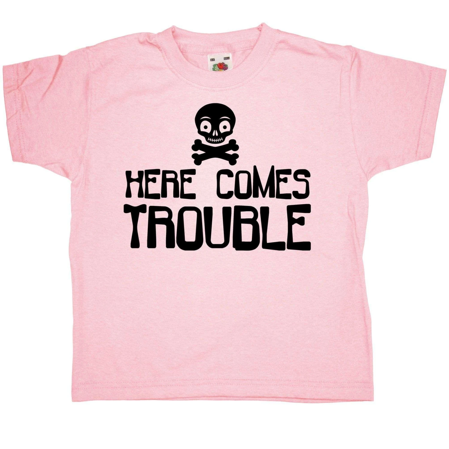 Funny Here Comes Trouble Kids T-Shirt 1 Funny Here Comes Trouble Kids T-Shirt