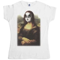 Hard Rock Mona Lisa Womens Fitted T-Shirt