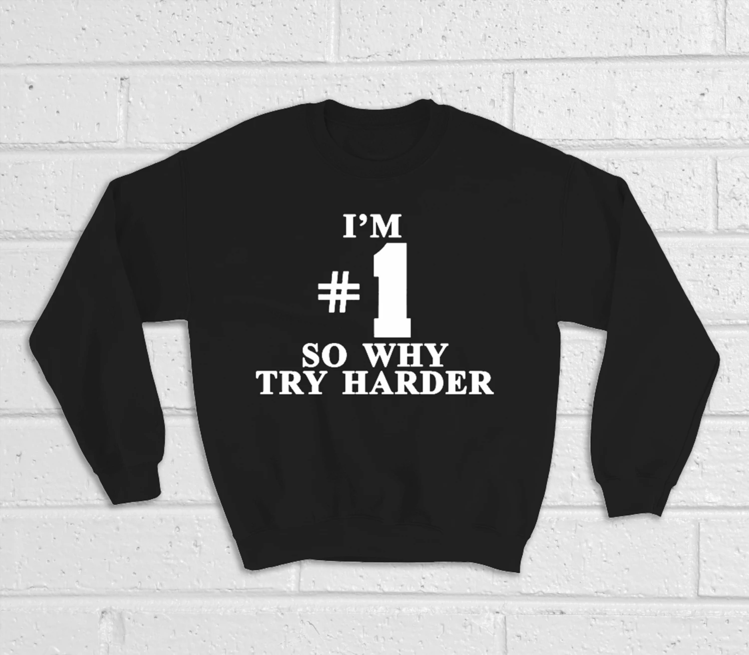 I'm Number 1 Sweatshirt As Worn By Fat Boy Slim 1 I'm Number 1 Sweatshirt As Worn By Fat Boy Slim