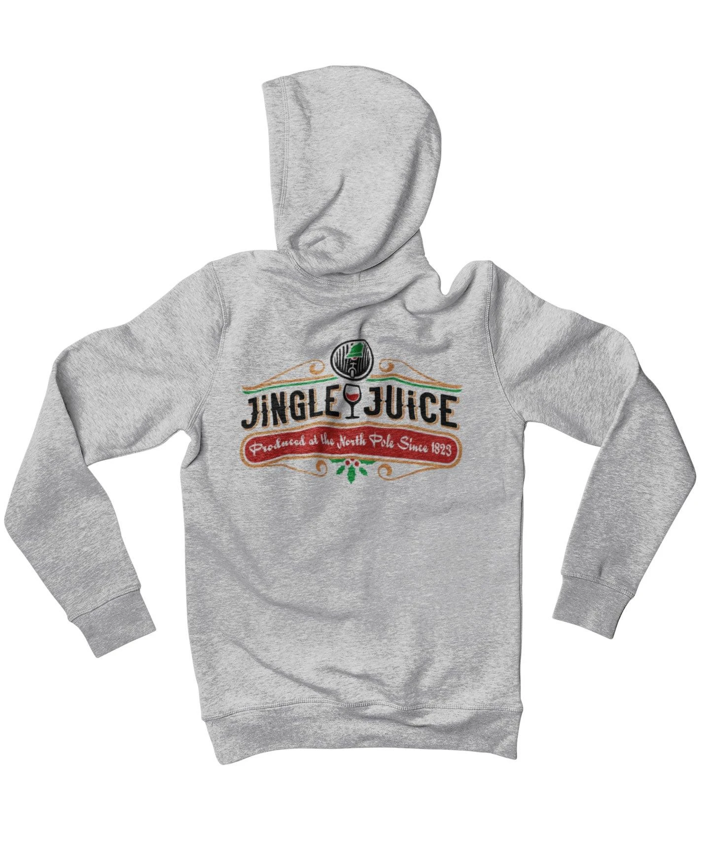 Jingle Juice Colour Back Printed Christmas Hoodie 4 Jingle Juice Colour Back Printed Christmas Hoodie - Image 4