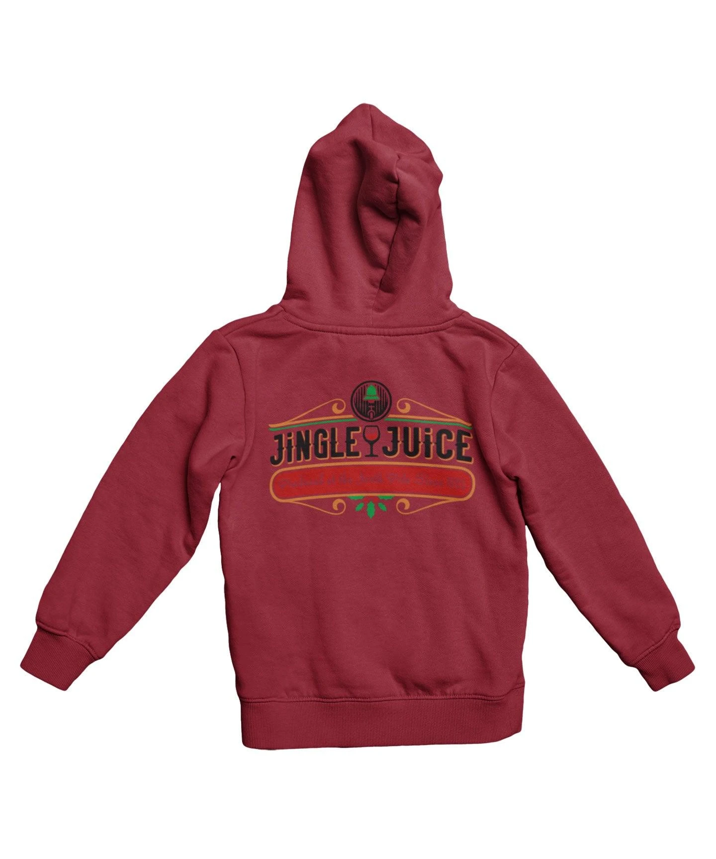 Jingle Juice Colour Back Printed Christmas Hoodie 3 Jingle Juice Colour Back Printed Christmas Hoodie - Image 3