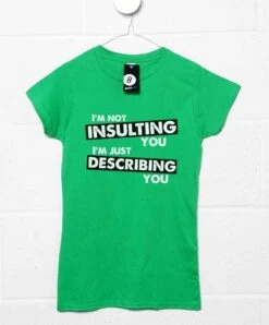 Just Describing You Womens T-Shirt, Inspired By Sherlock