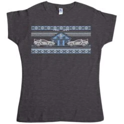 Knitted Jumper Style Bttf Womens T-Shirt -8 Ball Clothing Store Knitted Jumper Style Bttf Womens T Shirt 8Ball 5875