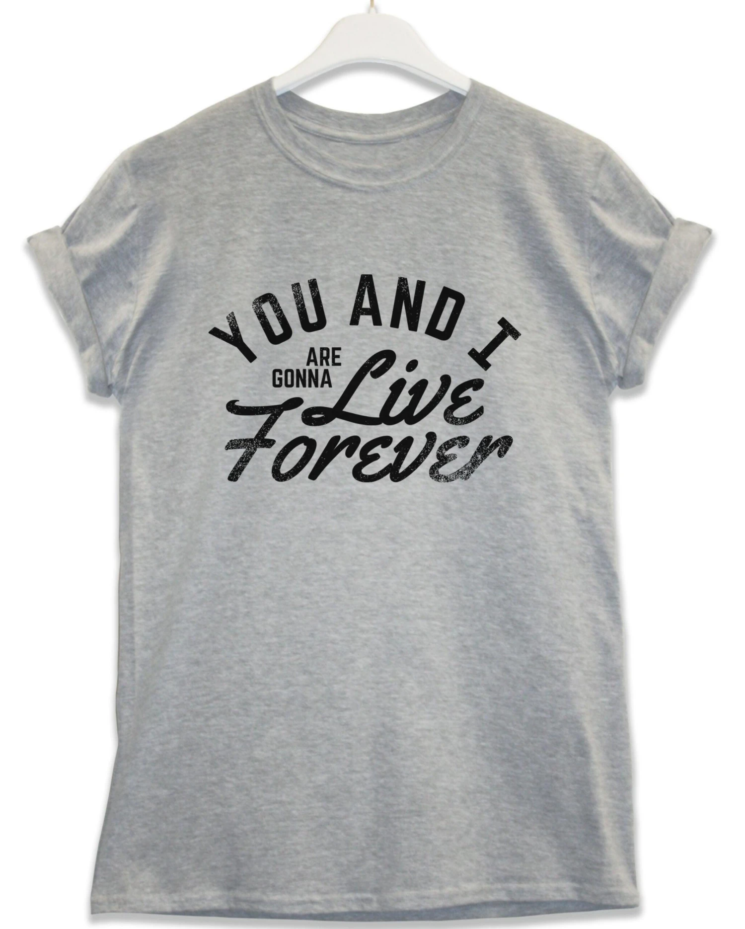 Live Forever Lyric Quote T-Shirt 2 Live Forever Lyric Quote T-Shirt - Image 2