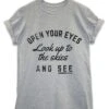 Look Up To The Skies Lyric Quote T-Shirt