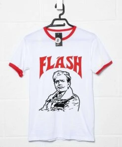Lord Flashheart Flash Spoof Ringer T-Shirt
