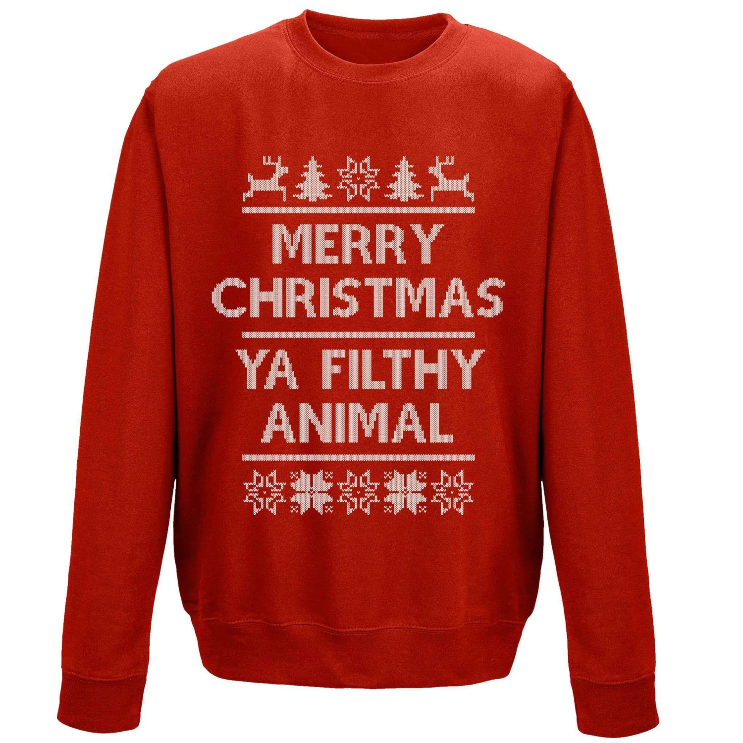 Merry Christmas Ya Filthy Animal Sweatshirt 2 Merry Christmas Ya Filthy Animal Sweatshirt - Image 2