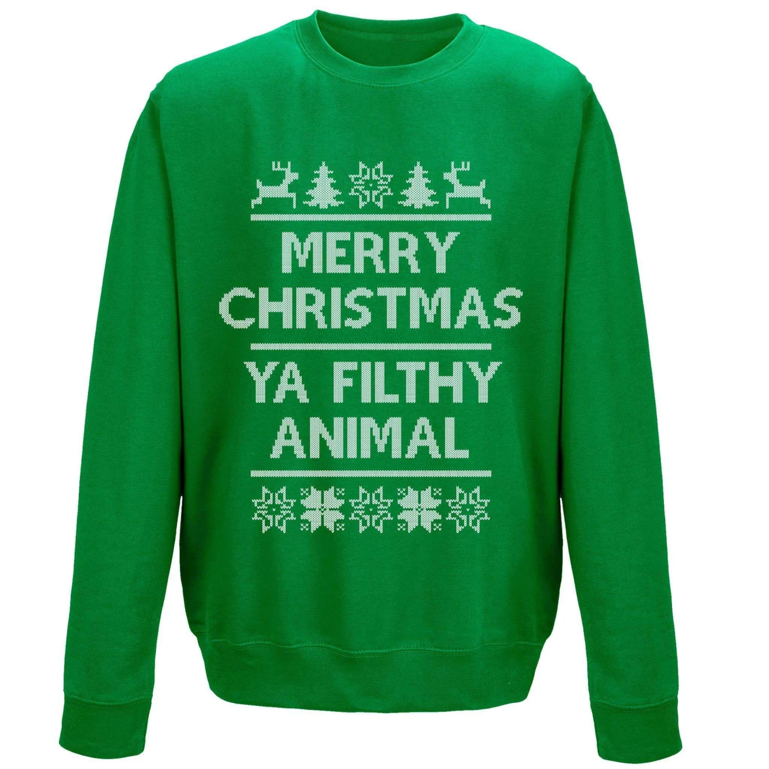 Merry Christmas Ya Filthy Animal Sweatshirt 1 Merry Christmas Ya Filthy Animal Sweatshirt