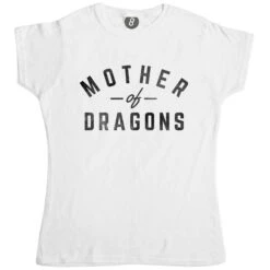 Mother Of Dragons Fitted Womens T-Shirt