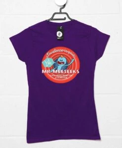 Mr Meeseeks Existence Is Pain Womens Fitted T-Shirt