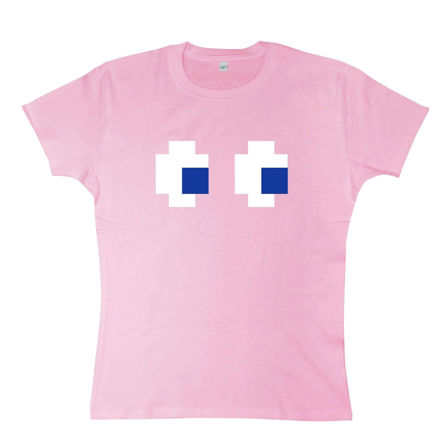 Pac Man Ghost Eyes Womens Style T-Shirt 1 Pac Man Ghost Eyes Womens Style T-Shirt