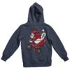 Panda Santa Back Printed Christmas Hoodie