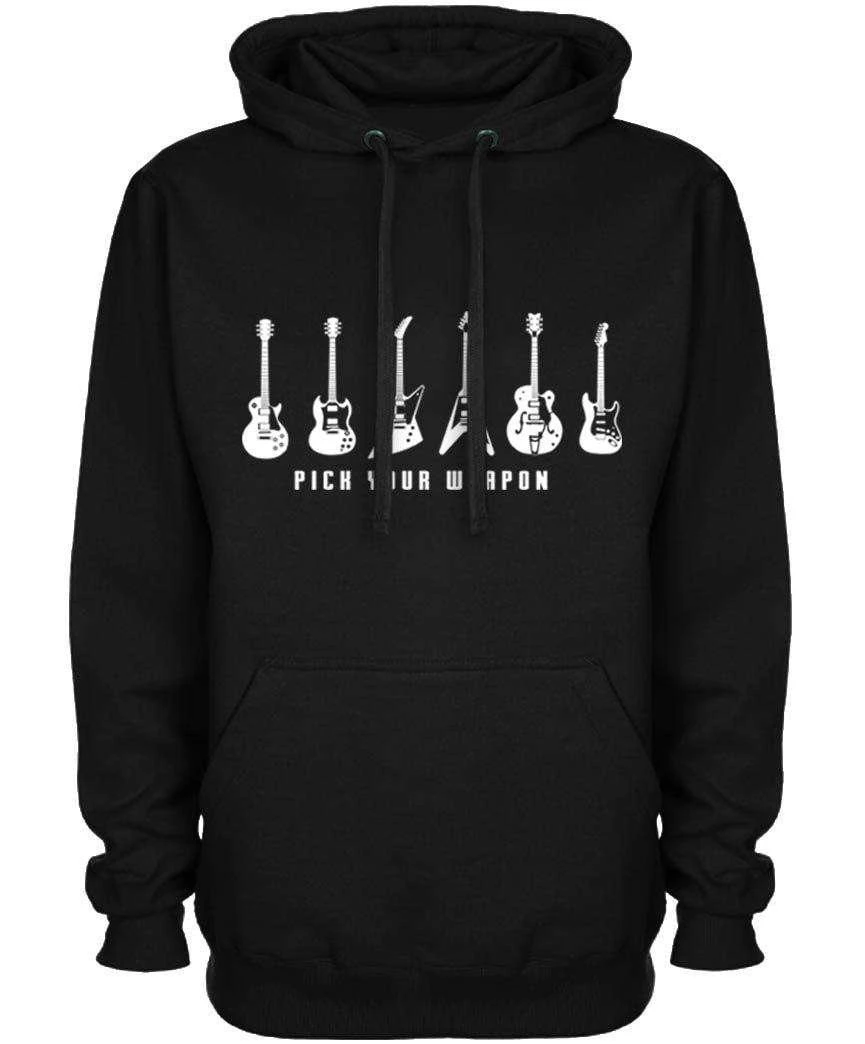 Pick Your Weapon Guitar Hoodie 1 Pick Your Weapon Guitar Hoodie