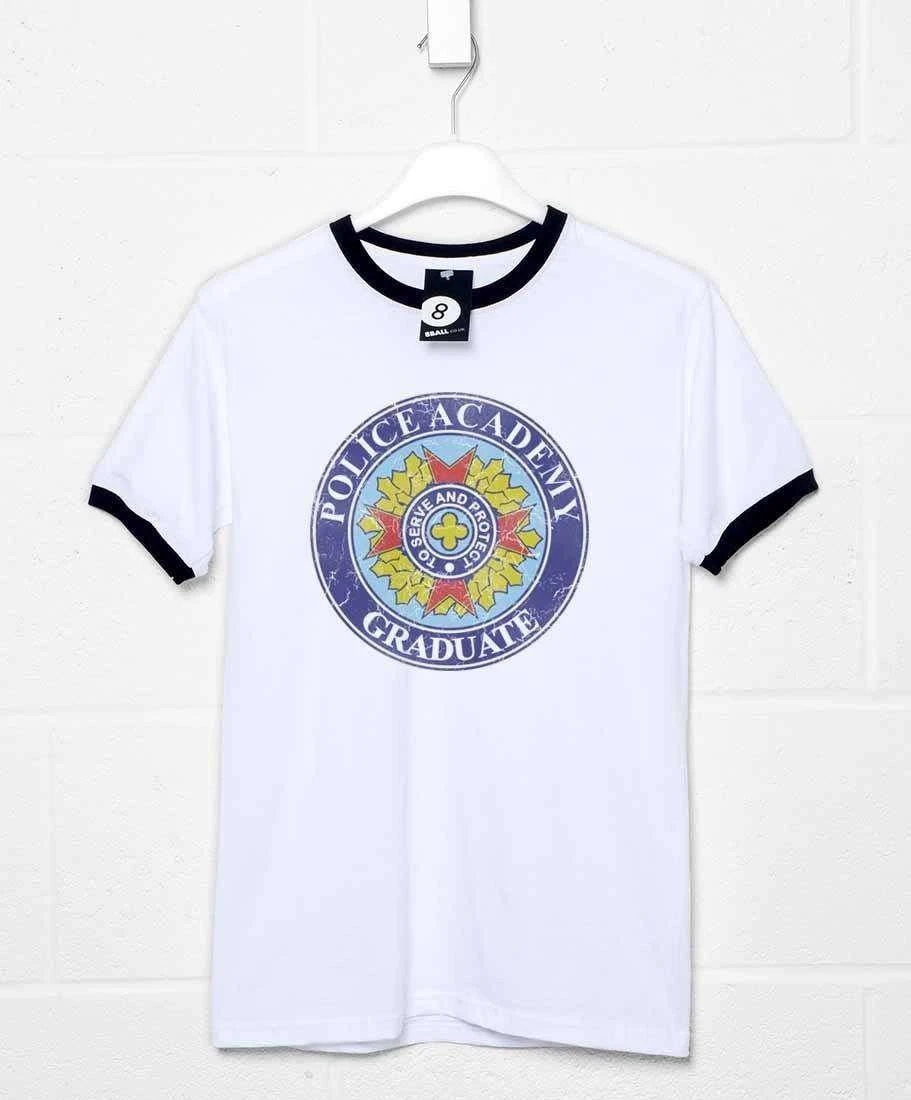 Police Academy Graduate Ringer T-Shirt 1 Police Academy Graduate Ringer T-Shirt