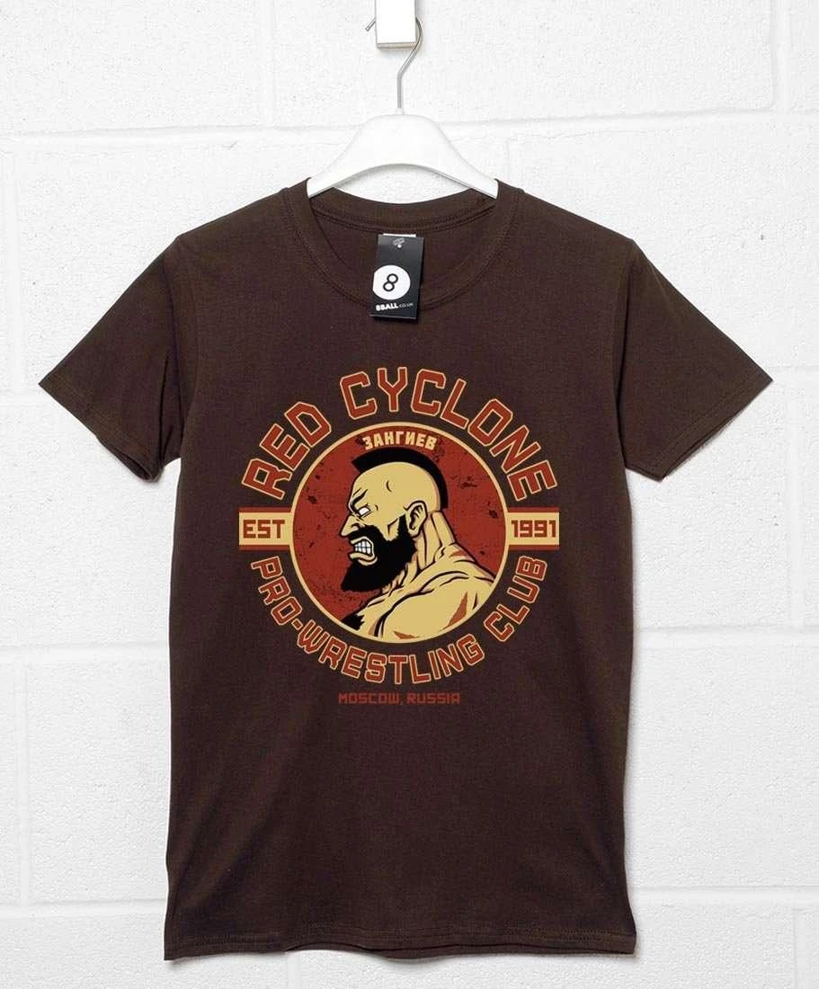 Red Cyclone Wrestling T-Shirt 2 Red Cyclone Wrestling T-Shirt - Image 2